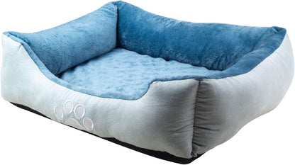 Rectangle Bolster Pet Bed, Dog Bed Medium Size